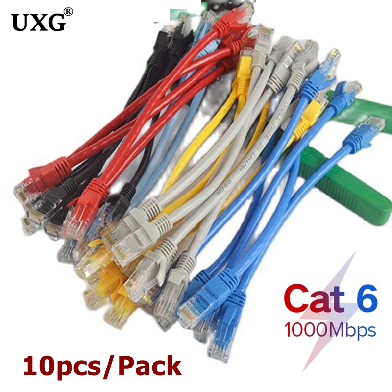 Patch Panel Cat6 - 10Pcs Short CAT6 RJ45 CAT 6