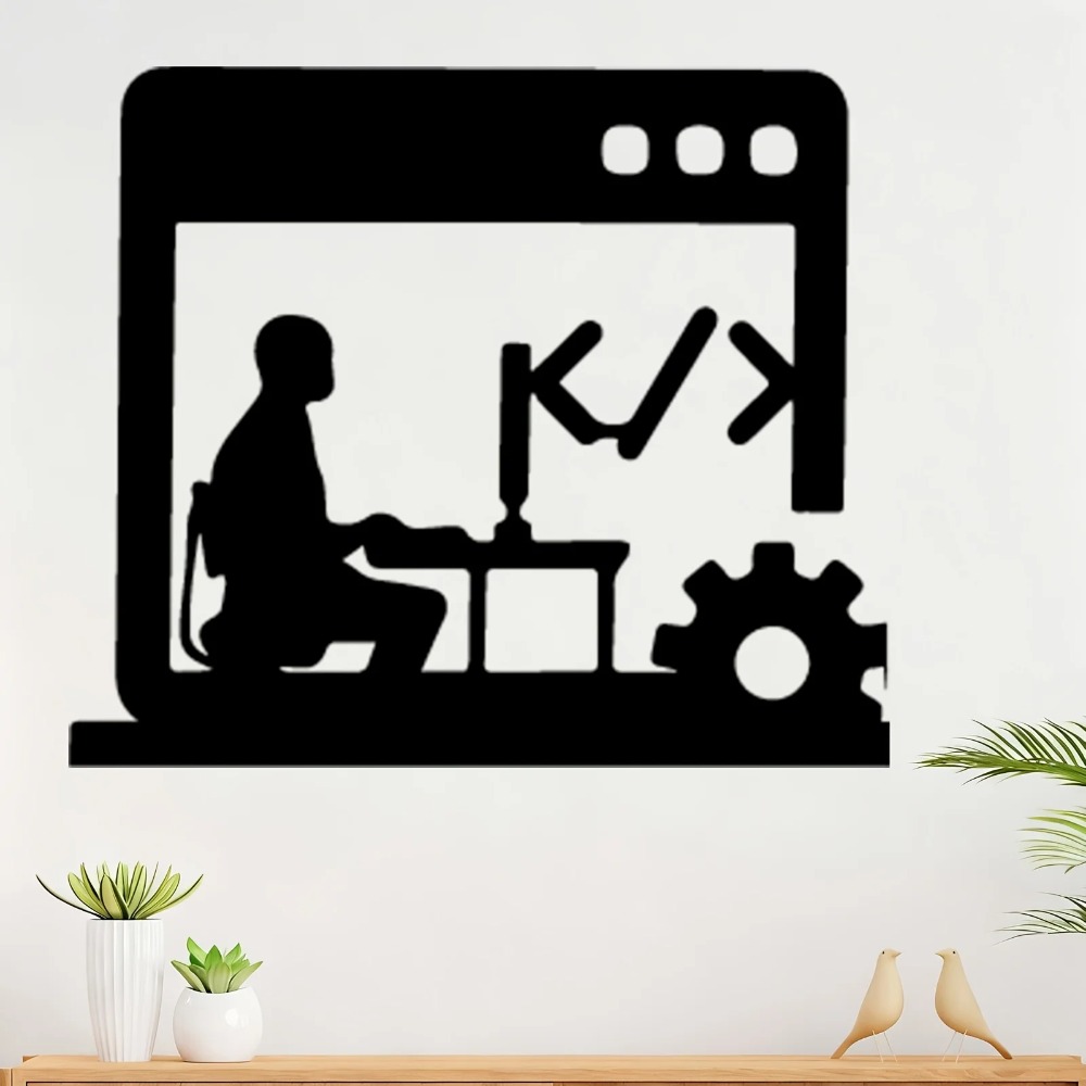Tech Office Wall Art - Code Master Metal Wall Art, Programmer