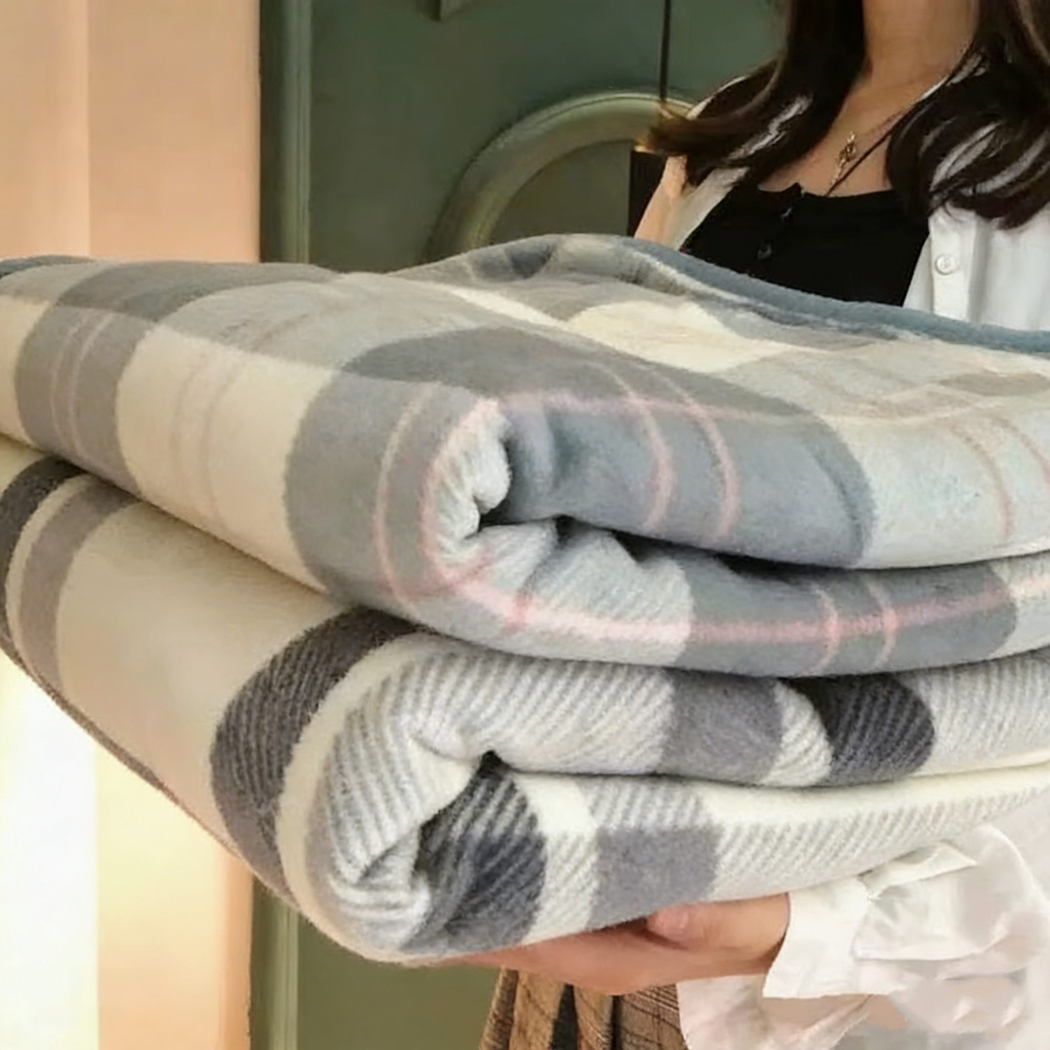1pc Wearable Blankets Shawl Bl - Office Tech のレビューと価格