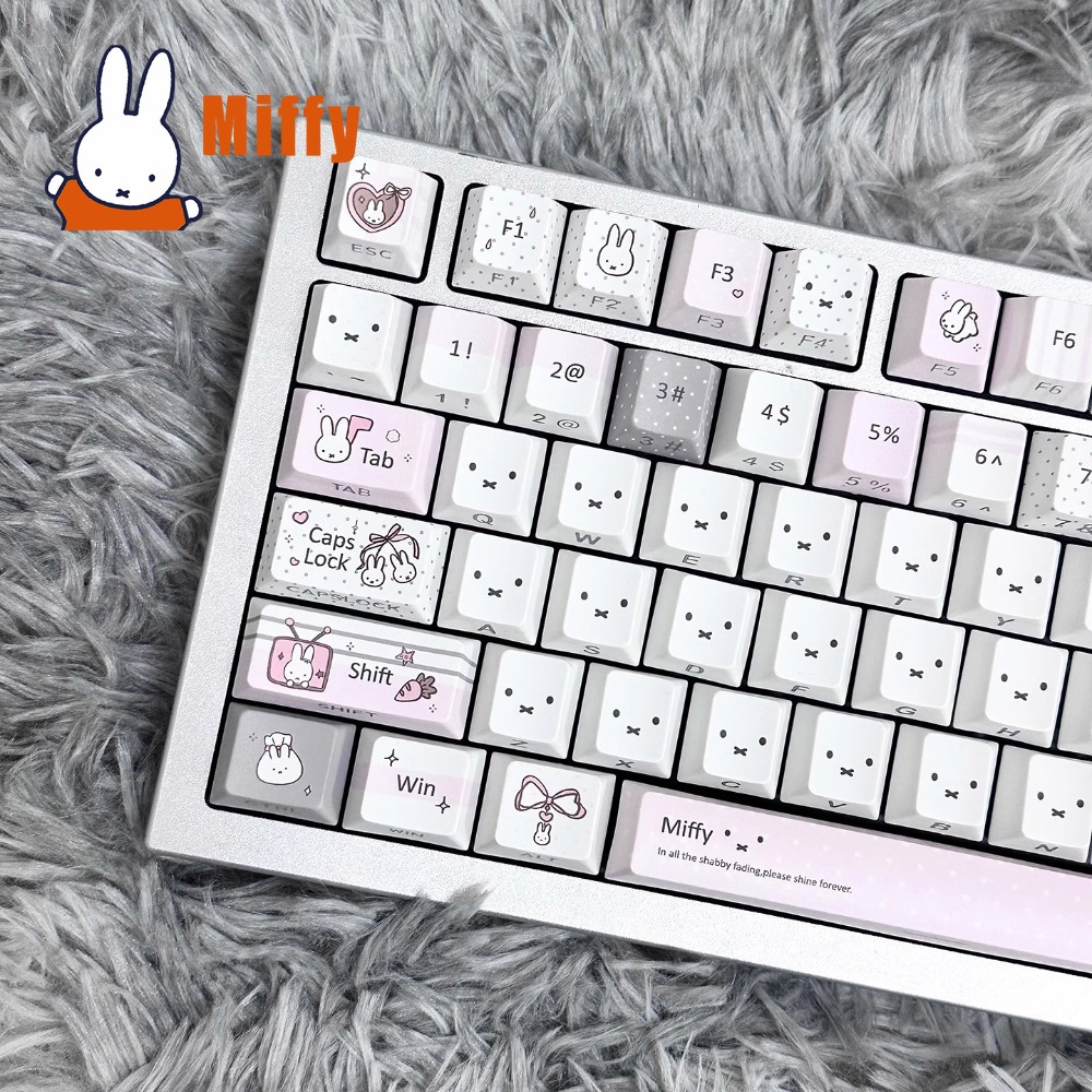Kawaii Miffy Mechanical Keyboa - Office Tech のレビューと価格