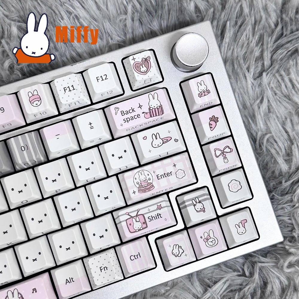 Kawaii Miffy Mechanical Keyboa - Office Tech のレビューと価格
