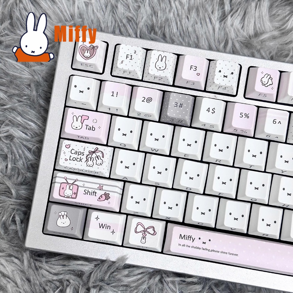 Kawaii Miffy Mechanical Keyboa - Office Tech のレビューと価格