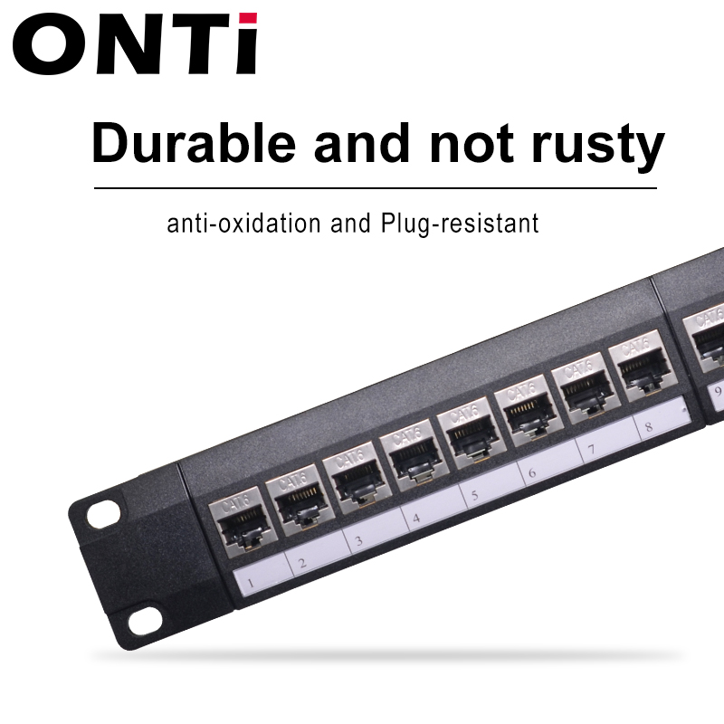 ONTi 19in 1U Rack 24 Port CAT6 - Patch Panel Cat6 のレビューと価格