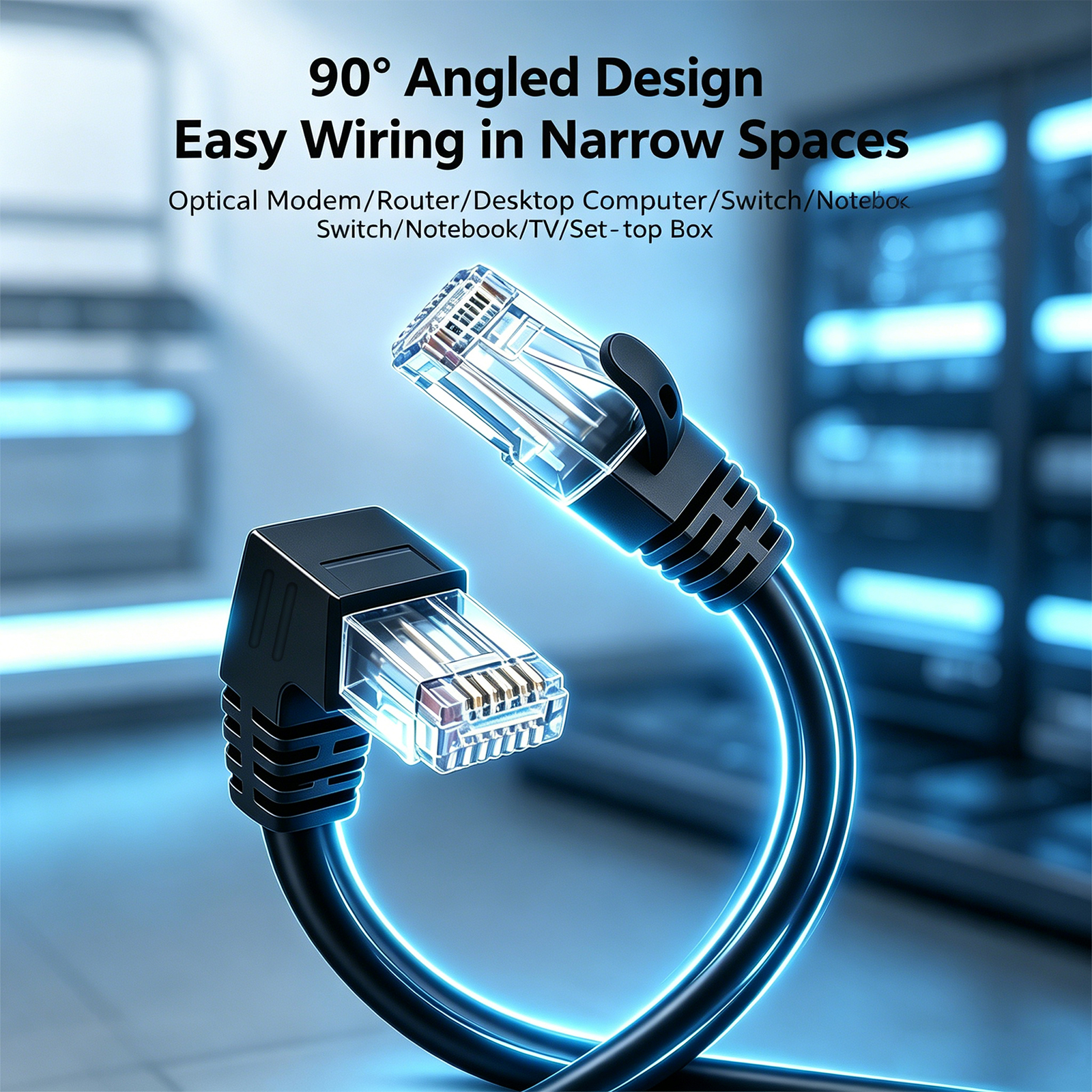 kubie Cat6a RJ45 90 Degree Ang - Patch Panel Cat6 のレビューと価格