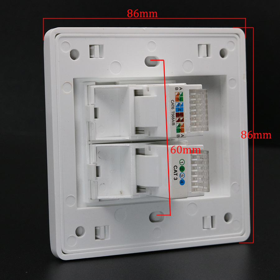 xintylink rj11 rj45 Socket jac - Patch Panel Cat6 のレビューと価格
