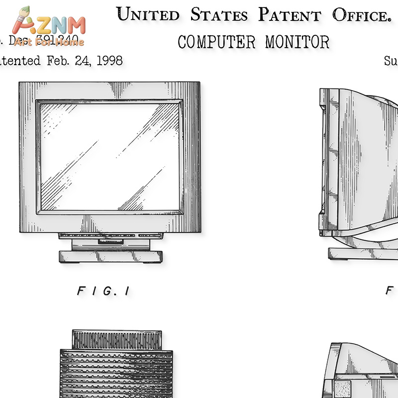 AZNM Computer Motherboard Pate - Tech Office Wall Art のレビューと価格