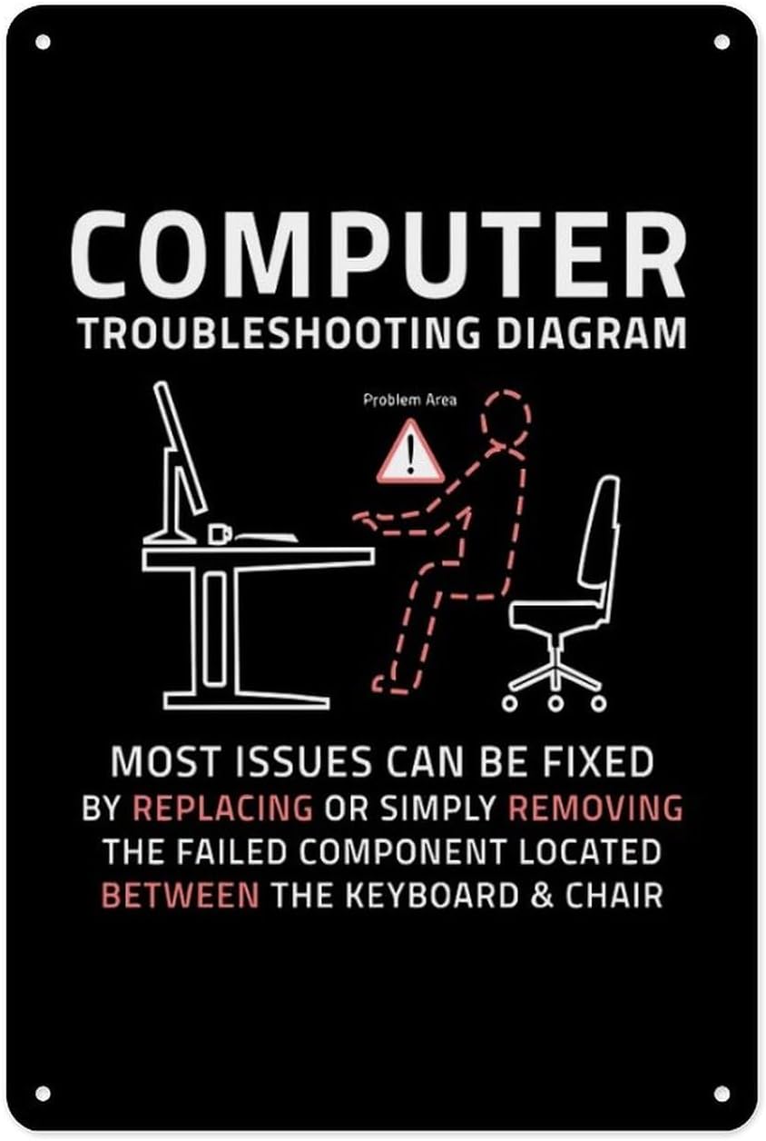 Metal Tin Sign 8 X 12 Inch - F - Office Tech For Home のレビューと価格