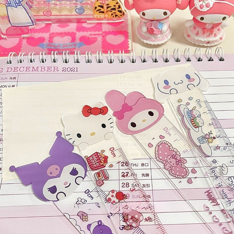 Cinnamoroll Ruler Cute Sanrio  - Office Tech のレビューと価格