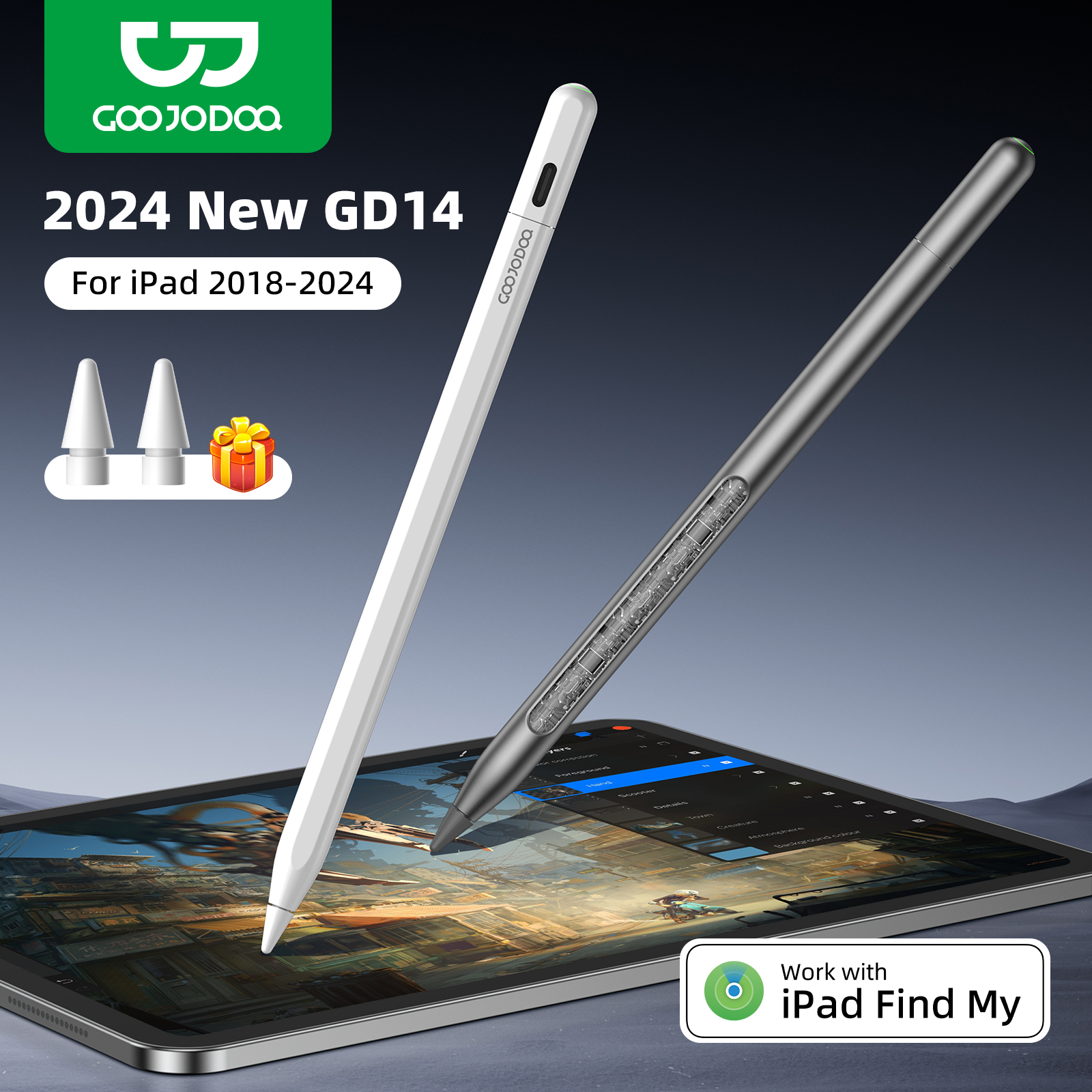 GOOJODOQ GD14 Stylus Pen For A - Office Tech Gadgets のレビューと価格