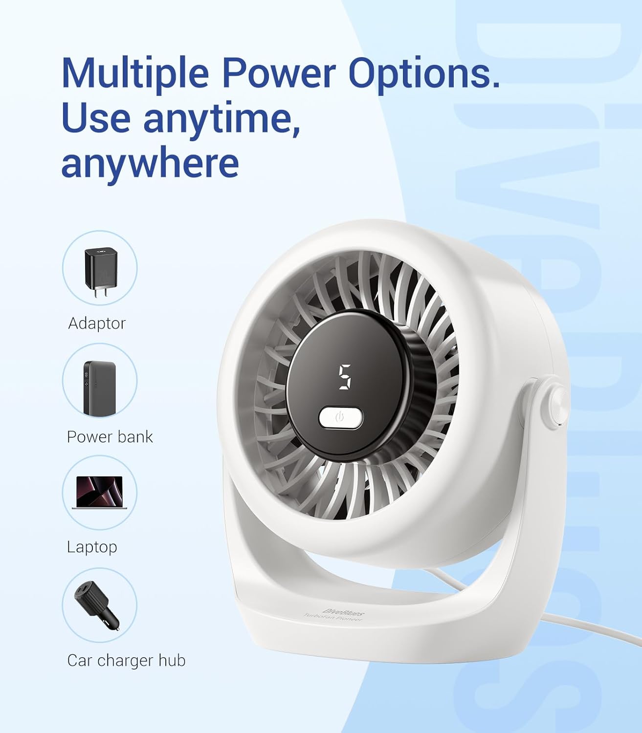 USB Desk Turbo Fan, Ultra-Quie - Office Tech Gadgets のレビューと価格