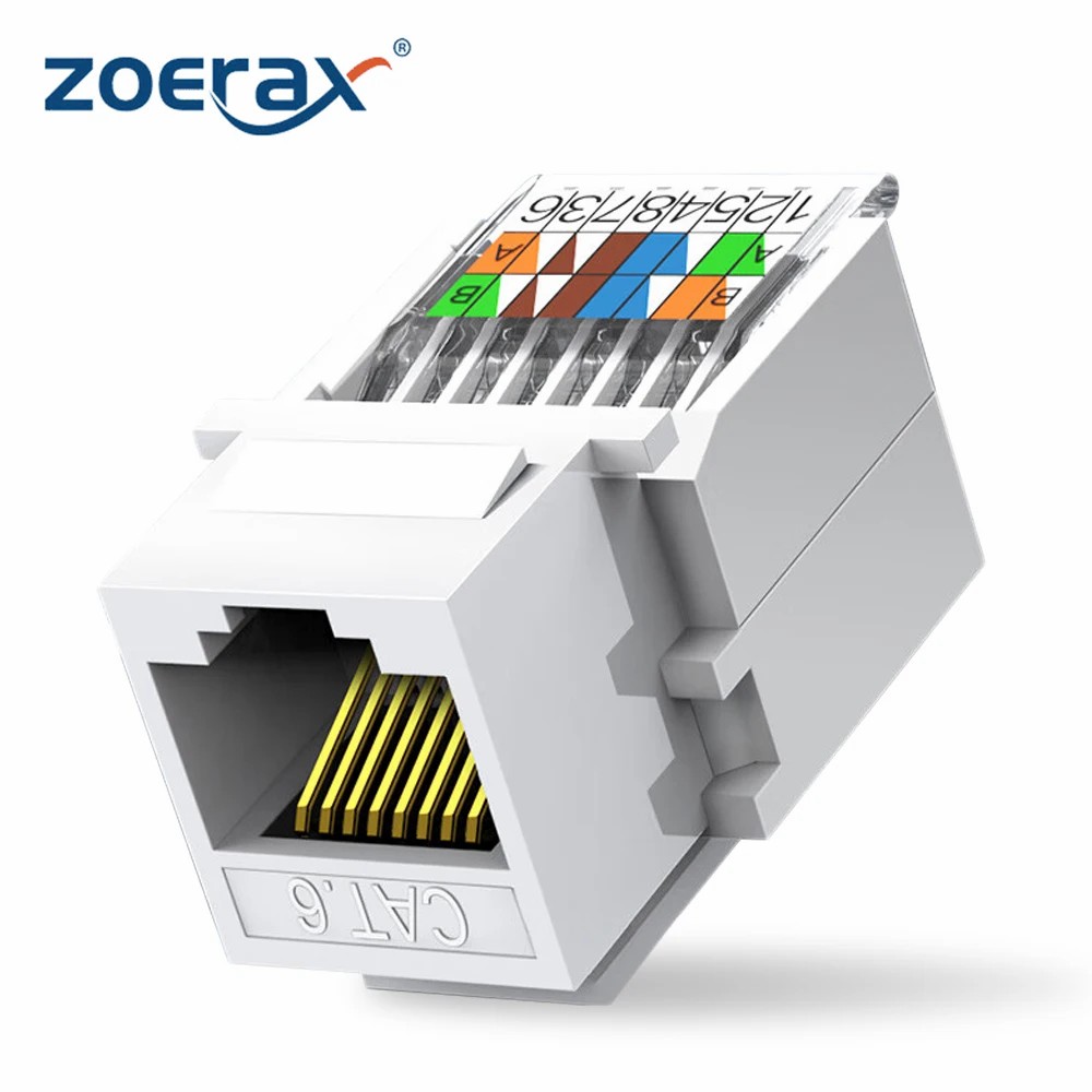 ZoeRax Cat6 RJ45 Tool-Less Key - Patch Panel Cat6 のレビューと価格