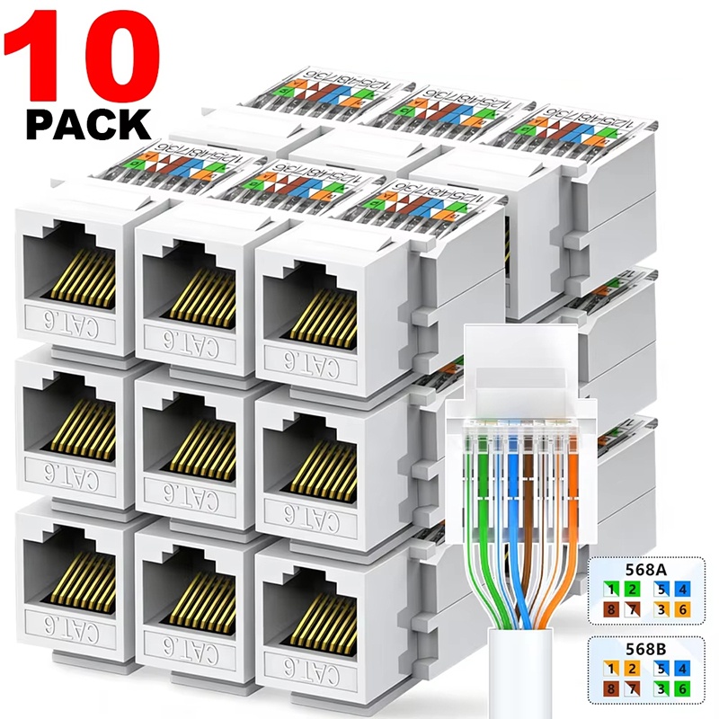Cat6 Keystone Ethernet RJ45 Ne - Patch Panel Cat6 のレビューと価格