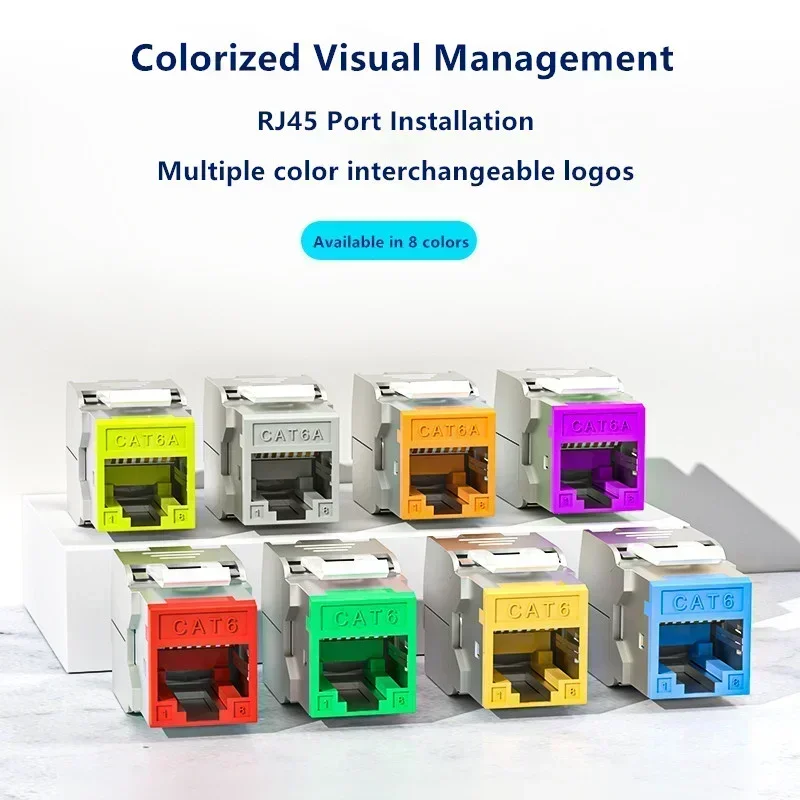 CAT6A Cat6 6 6A RJ45 Connector - Patch Panel Cat6 のレビューと価格