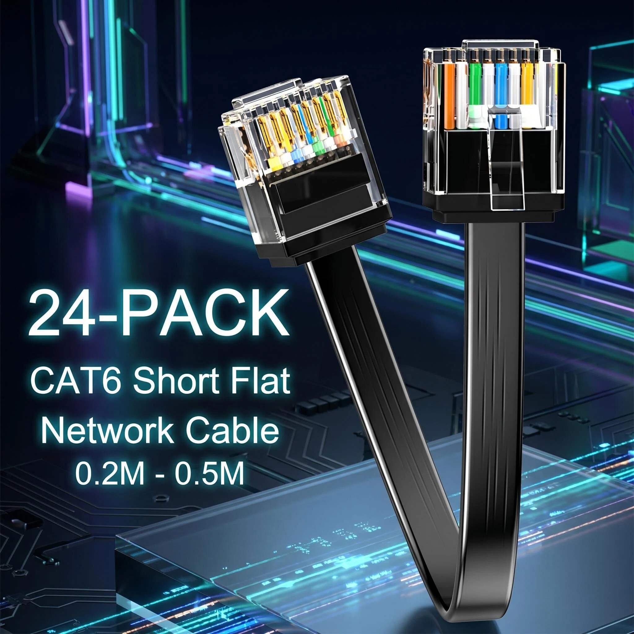 0.2m 0.3m 0.5m Cat6 Ethernet P - Patch Panel Cat6 のレビューと価格