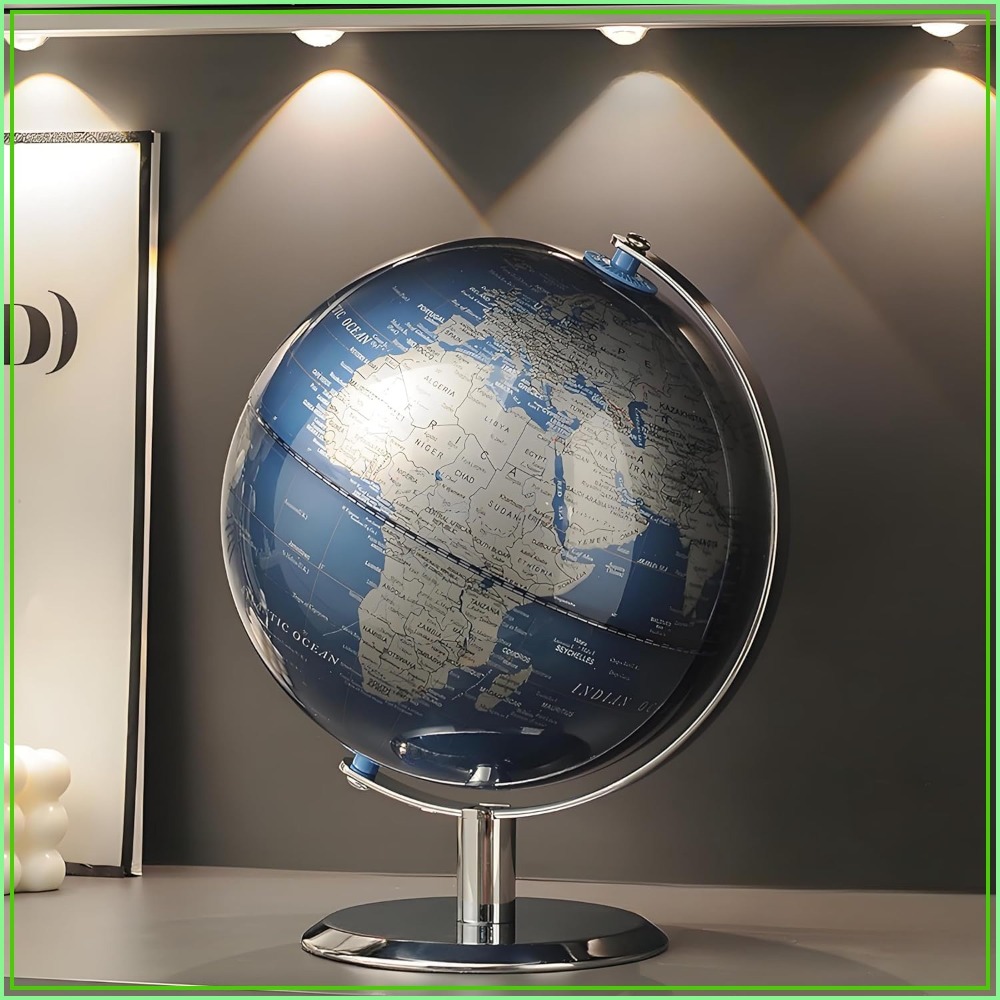 8 Inch World Globe with Stainl - Office Tech For Home のレビューと価格