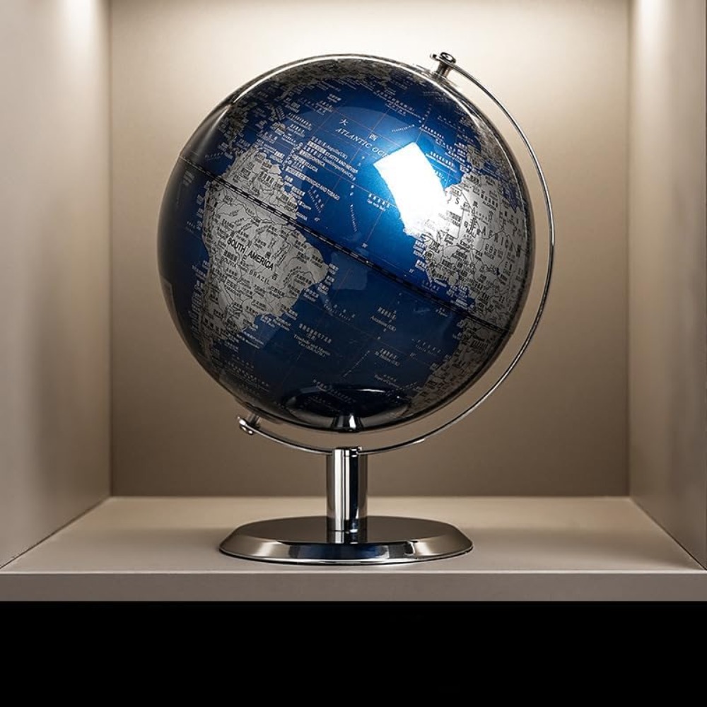 8 Inch World Globe with Stainl - Office Tech For Home のレビューと価格
