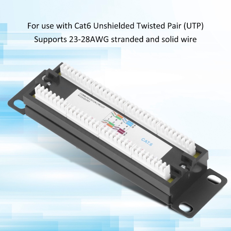 8 Ports Wall Mount Network Pat - Patch Panel Cat6 のレビューと価格