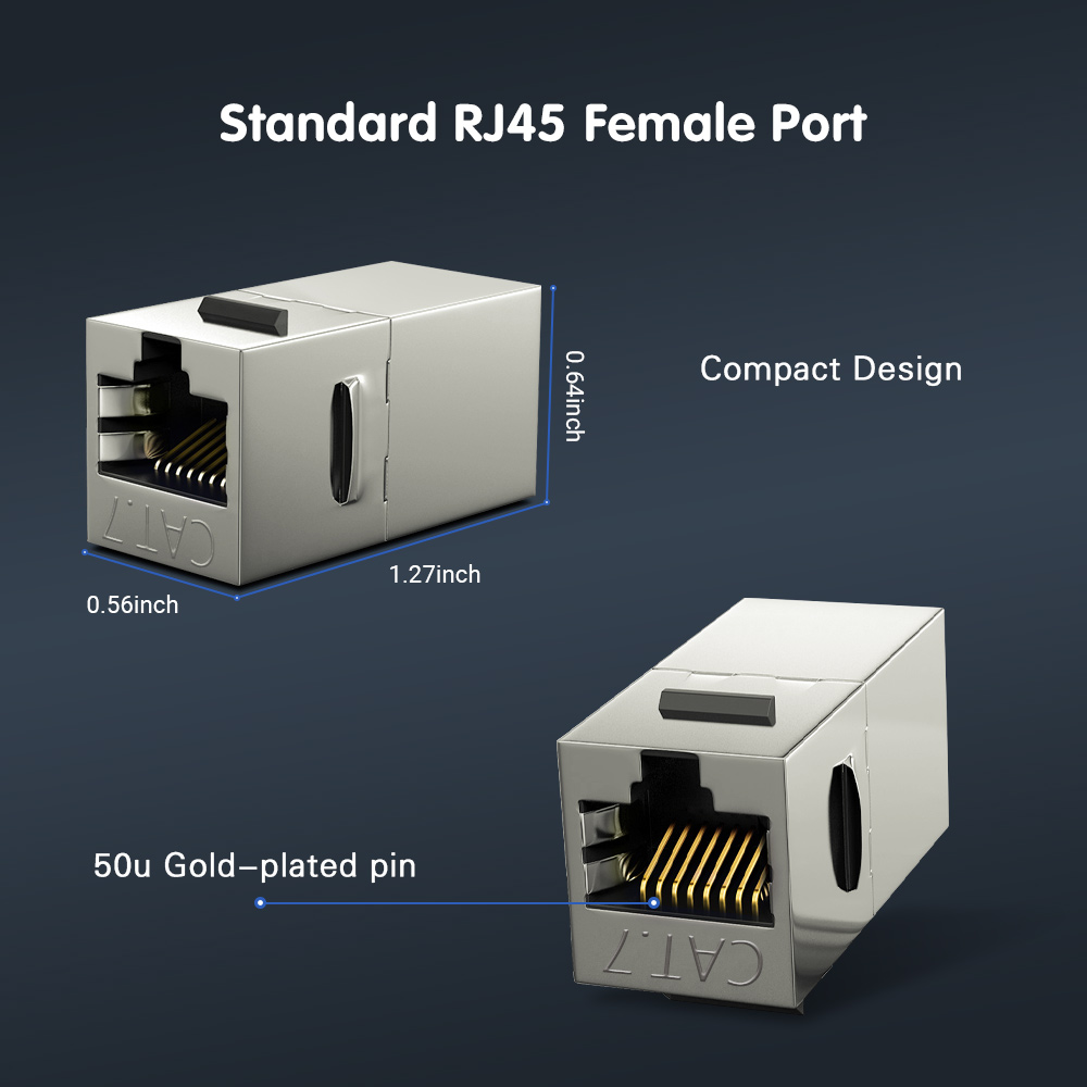 ZoeRax CAT7 CAT6A CAT6 Coupler - Patch Panel Cat6 のレビューと価格