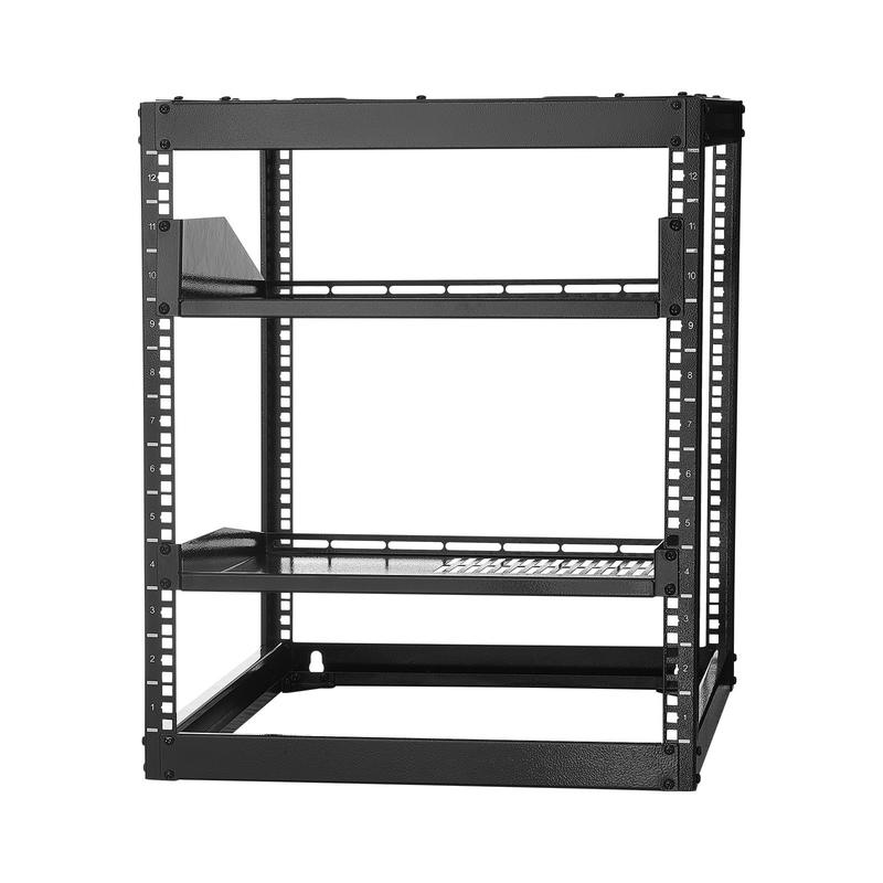 12U Open Frame Network Rack, 5 - Server Rack Shelf のレビューと価格