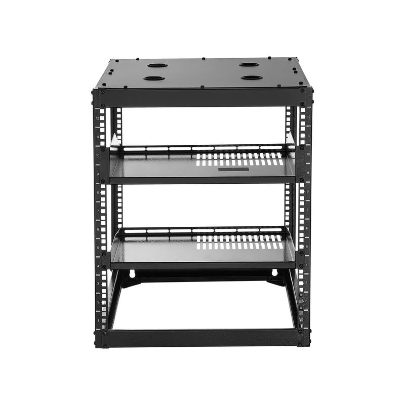 12U Open Frame Network Rack, 5 - Server Rack Shelf のレビューと価格