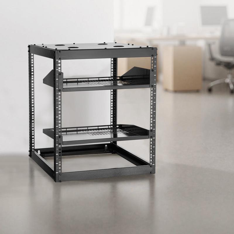 12U Open Frame Network Rack, 5 - Server Rack Shelf のレビューと価格