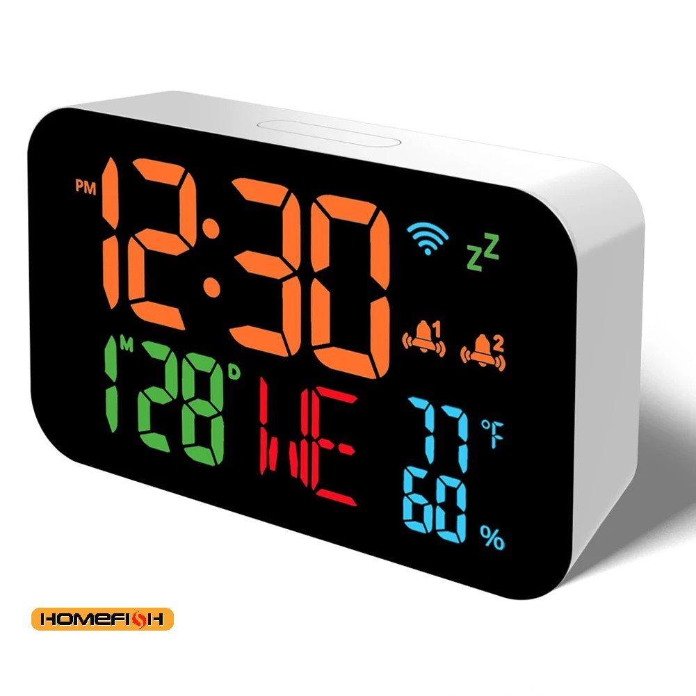Tuya WiFi Desktop Clock Calend - Office Tech Gadgets のレビューと価格