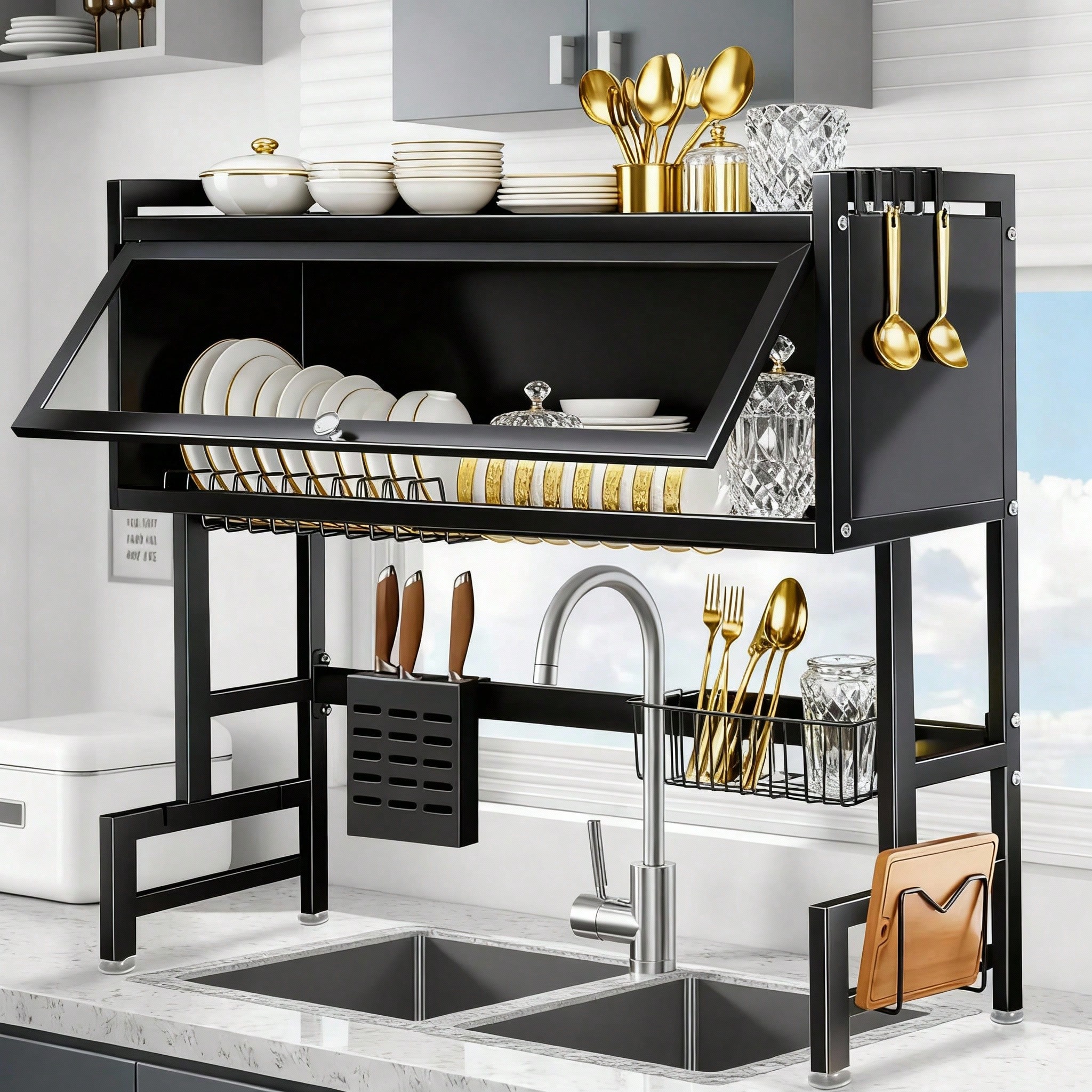 HanTai Over The Sink Dish Drai - Server Rack Shelf のレビューと価格