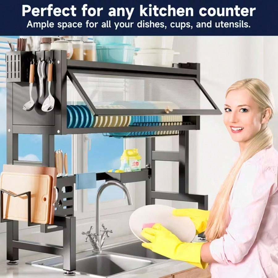 HanTai Over The Sink Dish Drai - Server Rack Shelf のレビューと価格