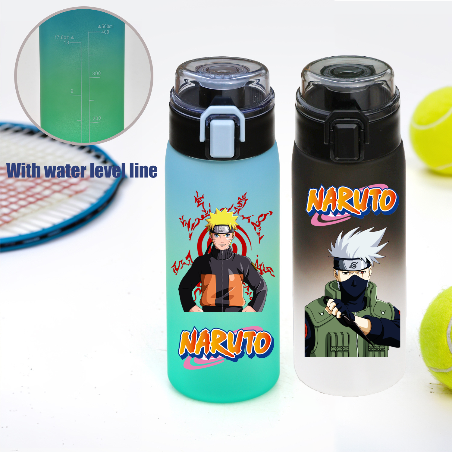 500ML NARUTO Sports Water Bott - Office Tech のレビューと価格