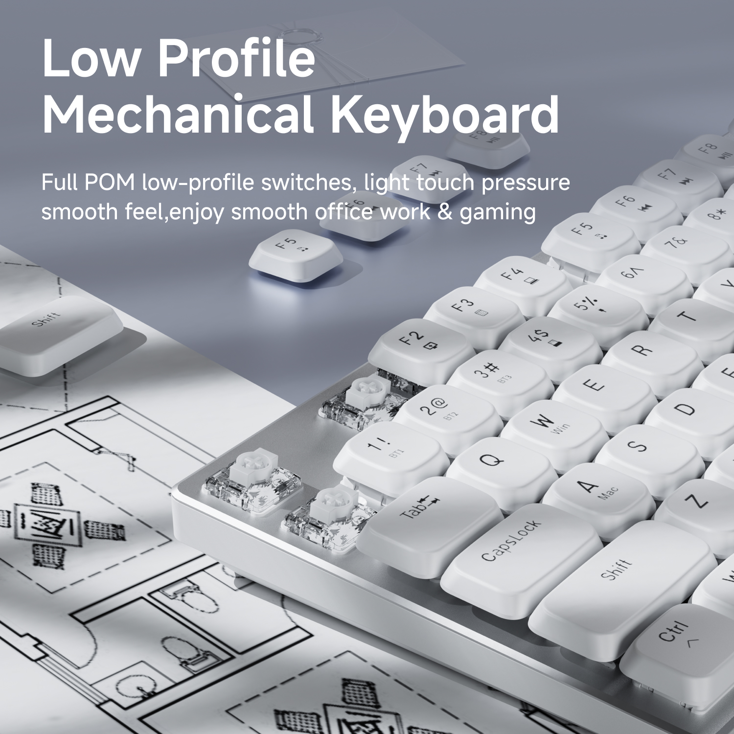 EWEADN Wireless Low-Profile Me - Office Tech のレビューと価格