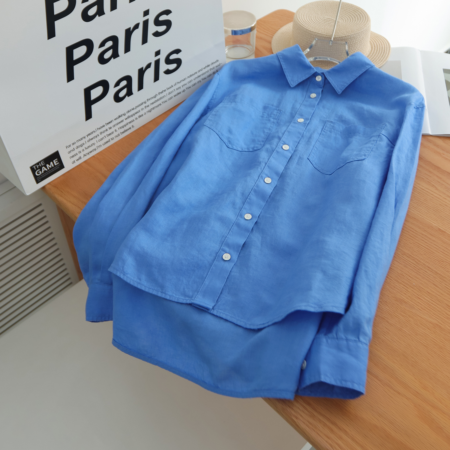 Women's 100% Linen Button-Down - Office Tech のレビューと価格