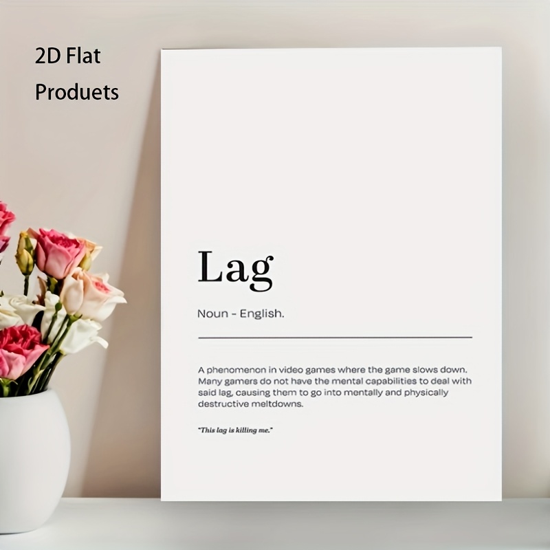 2D Flat, 1pc Minimalist Lag De - Tech Office Wall Art のレビューと価格